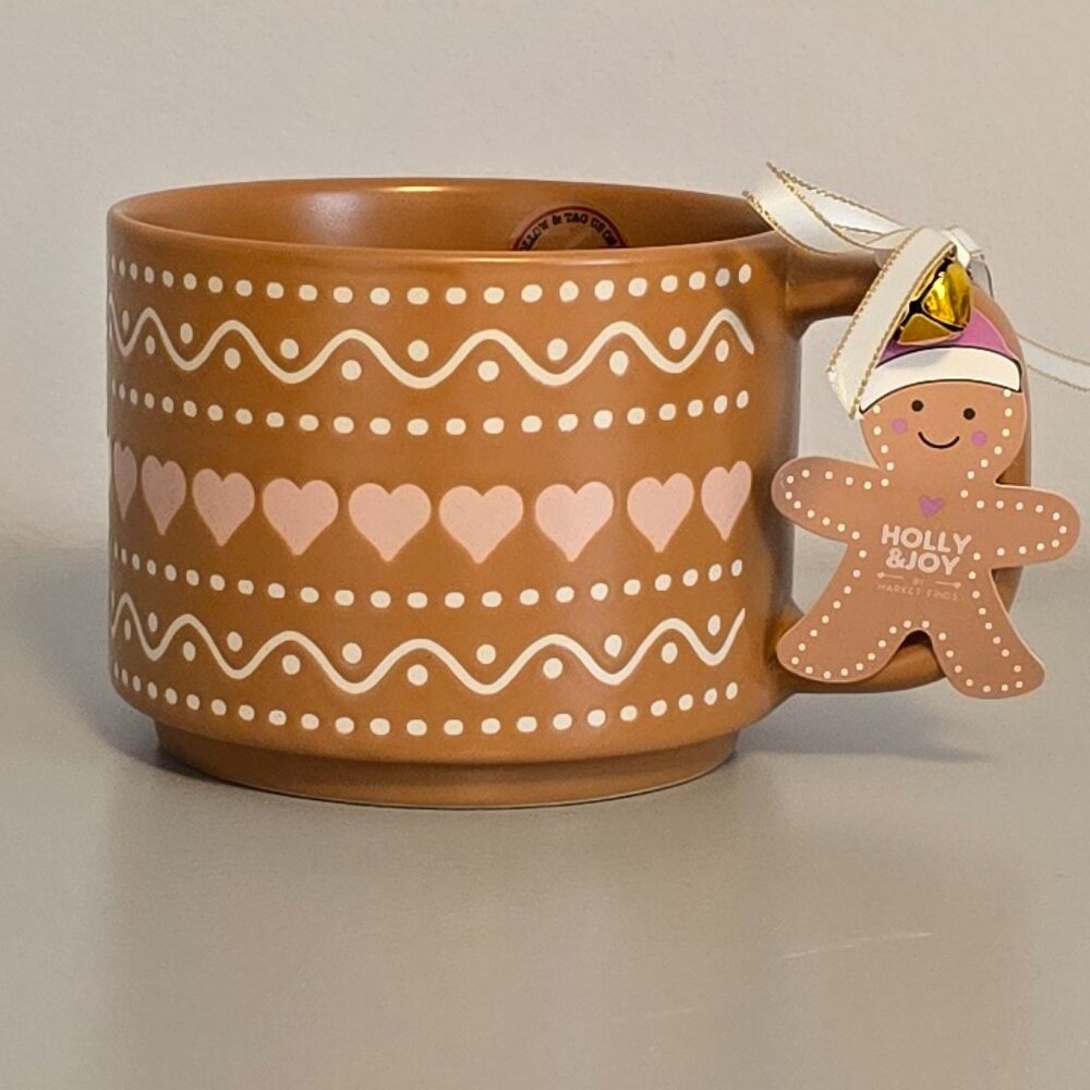 NEW Large Gingerbread Design Mug